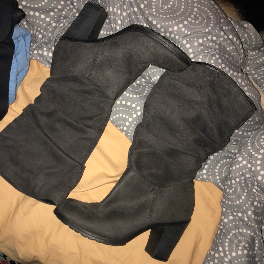 High Heel Boots (dark grey)